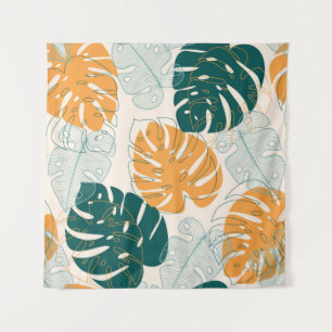 Tapete De Parede Folhas Tropicais: Selva Selva Vintage