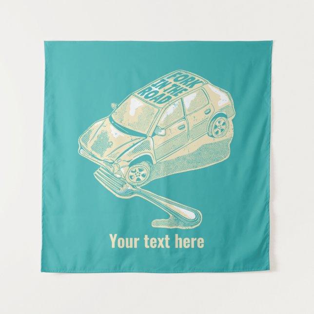 Tapete De Parede Fork no acidente de viação (Frente)