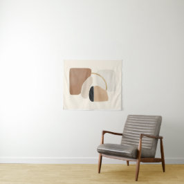 Tapete De Parede Formas de Abstrato neutro | Mínimo de arte moderna