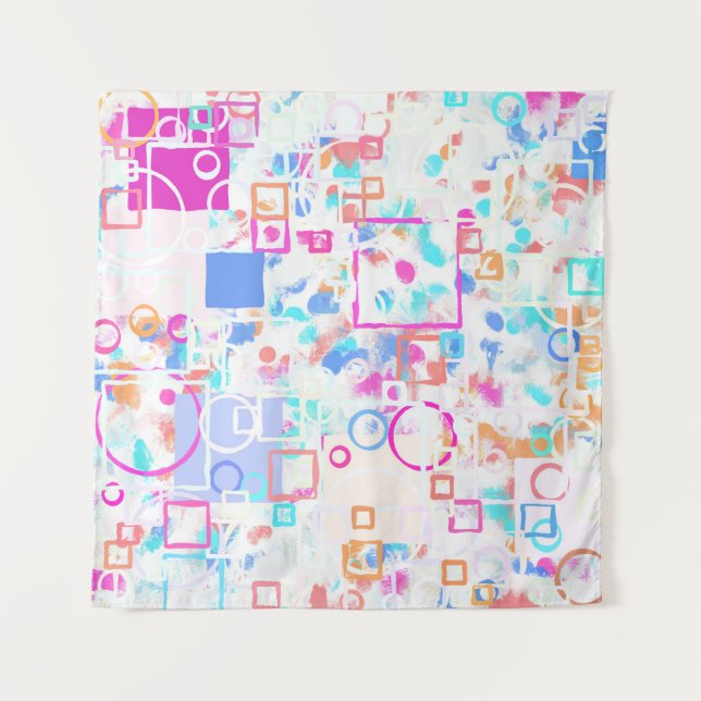 Tapete De Parede Formas Geométricas de abstrato (Frente)