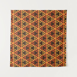 Tapete De Parede Formas triangulares desenhadas à mão. Abstrato Vin