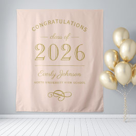 Tapete De Parede Formatura Personalizada 2023 Elegante Rosa e Doura