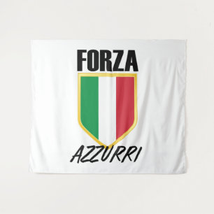 Tapete De Parede Forza Azzurri Itália Flag Soccer