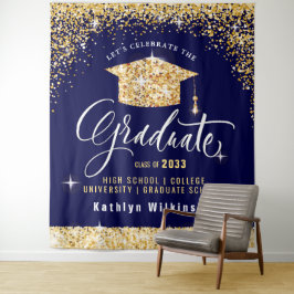 Tapete De Parede Foto de Formatura Brilhante com Glitter Elegante D