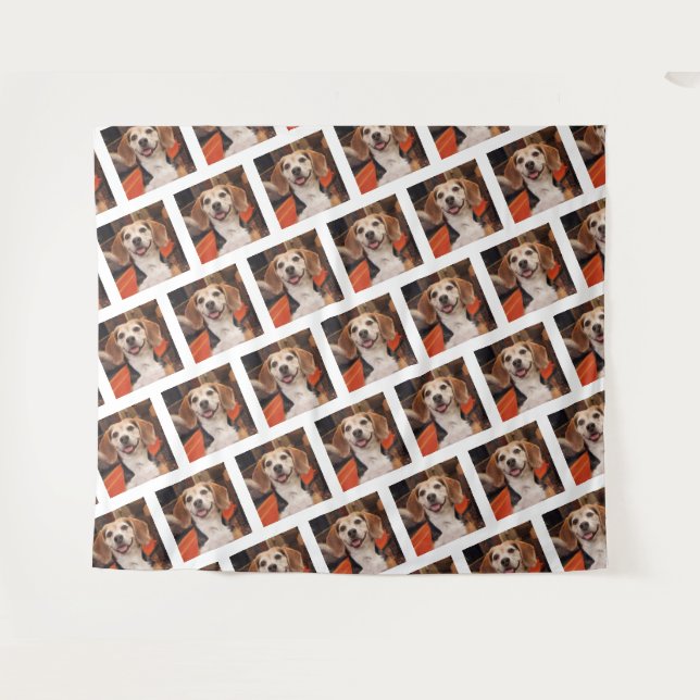 Tapete De Parede Foto de Pet Próprio - Cão, Gato, Passo e Repetir P (Frente (Horizontal))