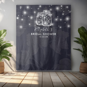 Tapete De Parede Foto do chá de panela Fundo da Madeira Mason Jar L