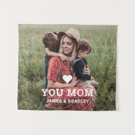 Tapete De Parede Foto do Dia das Mães Cute Heart Love You Mamãe