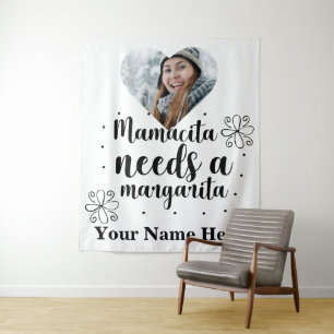 Tapete De Parede Foto personalizada de coração Mamacita precisa de 