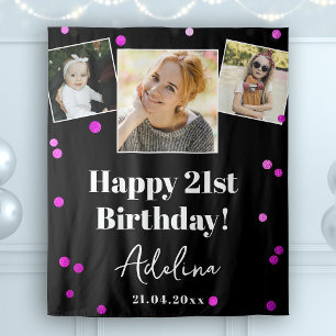 Tapete De Parede Foto personalizada Fundo de Festa de aniversário r