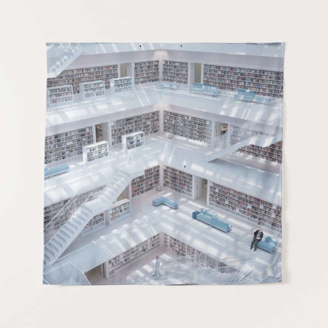 TAPETE DE PAREDE FOTOGRAFIA ALTA DA BIBLIOTECA (Frente)