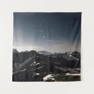 TAPETE DE PAREDE FOTOGRAFIA EM PAISAGEM DA MONTANHA BRANCA E NEGRA