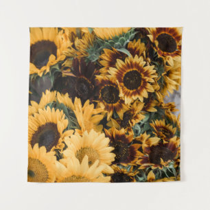TAPETE DE PAREDE FOTOGRAFIA MACRO DE FLORES AMARELOS