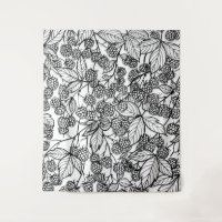 Framboesas desenhadas manualmente