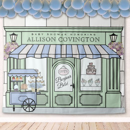 Tapete De Parede Francês, Chá de fraldas de menino Panorâmica do Ph