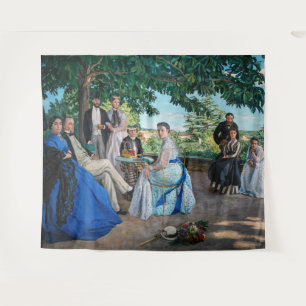 Tapete De Parede Frederic Bazille - A Reunião Familiar