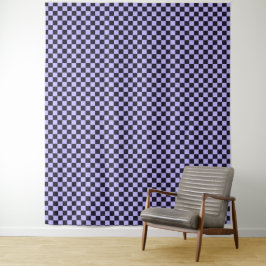 Tapete De Parede French lilac checkerboard pattern
