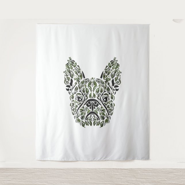 Tapete De Parede Frenchie Puppy Art (Frente)