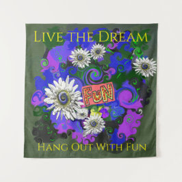 Tapete De Parede Fresco e vívido divertimento alegre