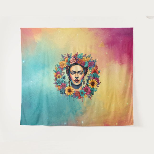 Tapete De Parede Frida Kahlo (Frente (Horizontal))