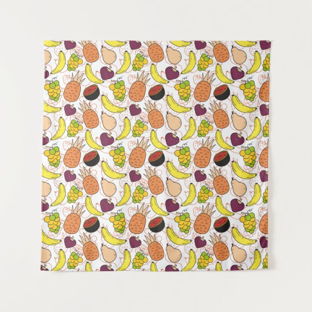 Tapete De Parede Fruit seamless pattern | Fruit surface pattern 50 (Frente)