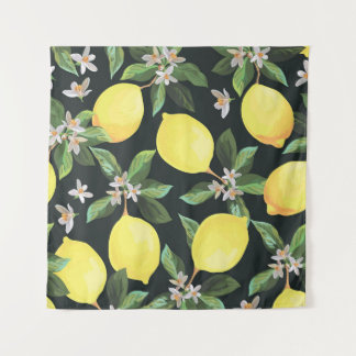 Tapete De Parede Fruta de limão: Design de padrão sem costura