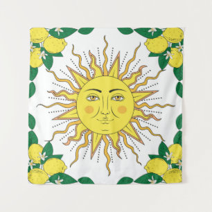 Tapete De Parede Frutas Tropicais De Limão, Face Solar.