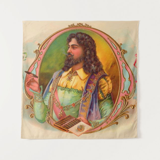 Tapete De Parede fumador de charutos do século XVI (Frente)