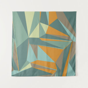 Tapete De Parede fundo abstrato com trianglesabstrac colorido