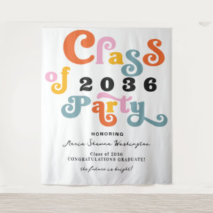 Tapete De Parede Fundo Branco da Festa de formatura Personalizada R