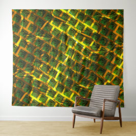 Tapete De Parede Fundo com imagem verde dourada? Largos.