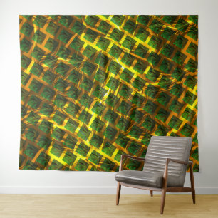 Tapete De Parede Fundo com imagem verde dourada? Largos.