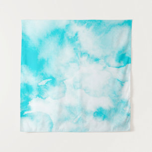 Tapete De Parede Fundo de aquarela azul