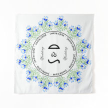 Fundo de Casamento Crocus Azul