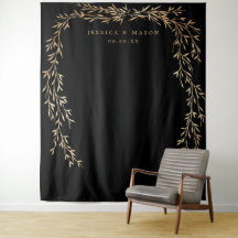 Fundo de casamento dourado glamoroso