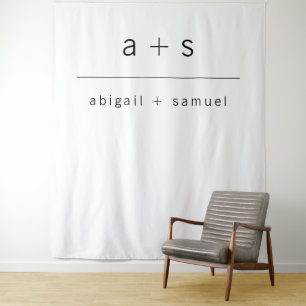 Tapete De Parede Fundo de Casamento Minimalista Simples