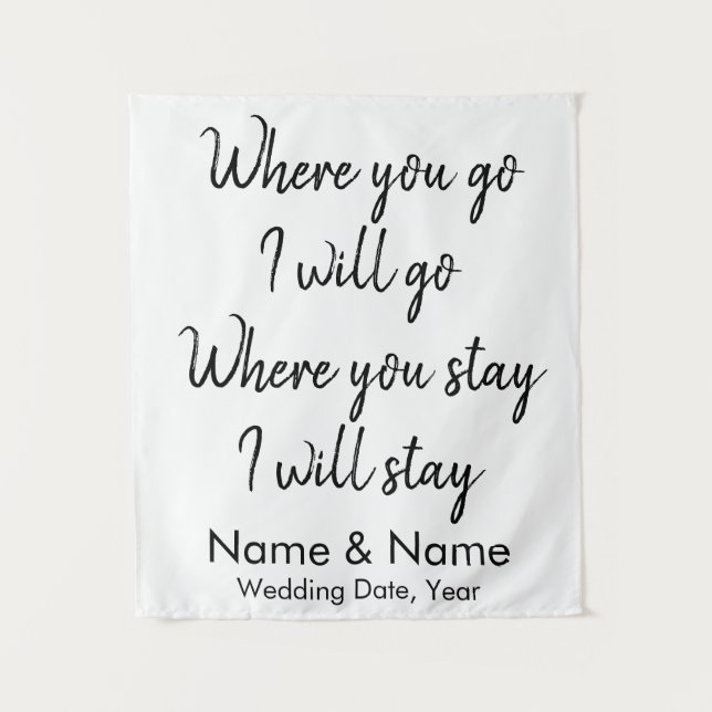 Tapete De Parede Fundo de Casamento para Decoração da Cerimônia Cri (Frente)