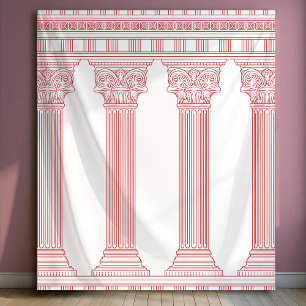 Tapete De Parede Fundo de cenário para festa de toga rosa