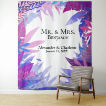 Fundo de estúdio de fotografia com pintura tropica