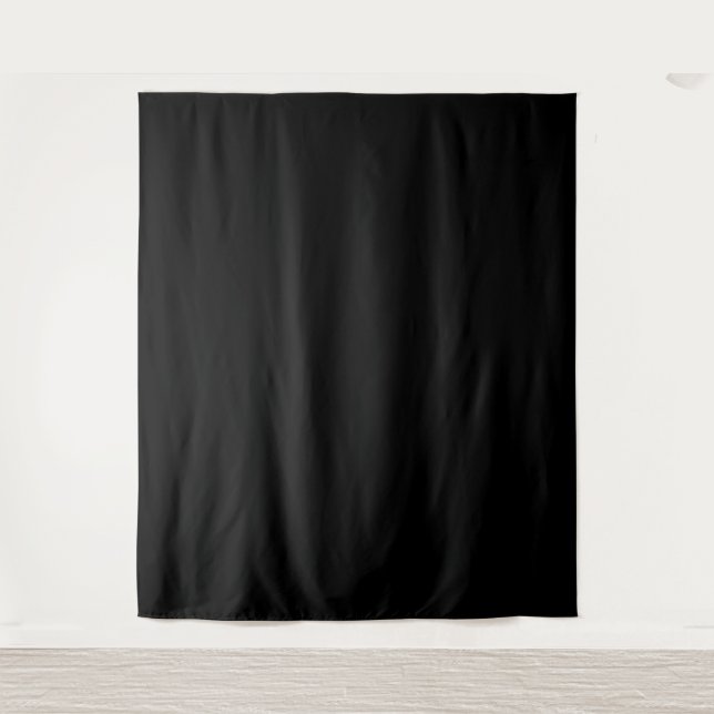 Tapete De Parede Fundo de Estúdio de Fotografia Preto Simples (Frente)