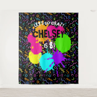 Tapete De Parede Fundo de Foto Neon Glow, Fundo de Cena de Festa Ne