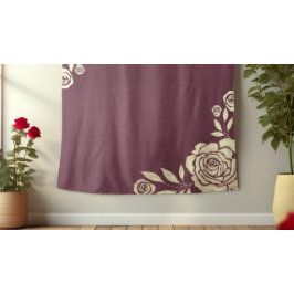 Tapete De Parede Fundo de Foto para Chá de Noiva Rosas Douradas Bur