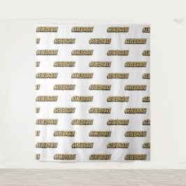 Tapete De Parede Fundo de fotografia branco com padrão de celebraçã