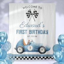 Fundo de fotografia para 1º aniversário do carro d