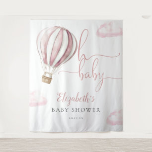 Tapete De Parede Fundo de fotografia para chá de bebê de balão de a
