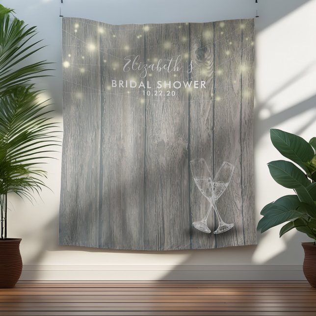 Tapete De Parede Fundo de fotografia para chá de noiva com taça de  (Criador carregado)