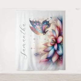 Tapete De Parede Fundo de fotografia para festa da borboleta mágica