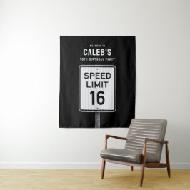 Tapete De Parede Fundo de limite de velocidade de 16 anos