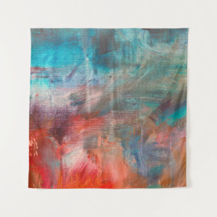 Tapete De Parede fundo de pintura de óleo de abstrato. Óleo na ca