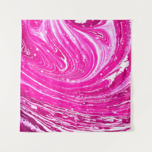 Tapete De Parede Fundo de pintura rosa mista.