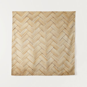 Tapete De Parede Fundo de textura de Abstrato de bambu tecido.